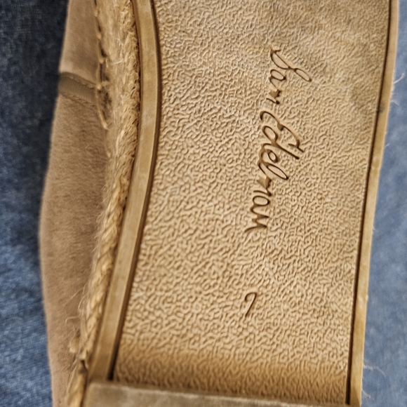Sam Edelman Nubuck Tan Espadrille Platform - Picture 7 of 8